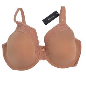 Natori Lace Accent Bra in Brown